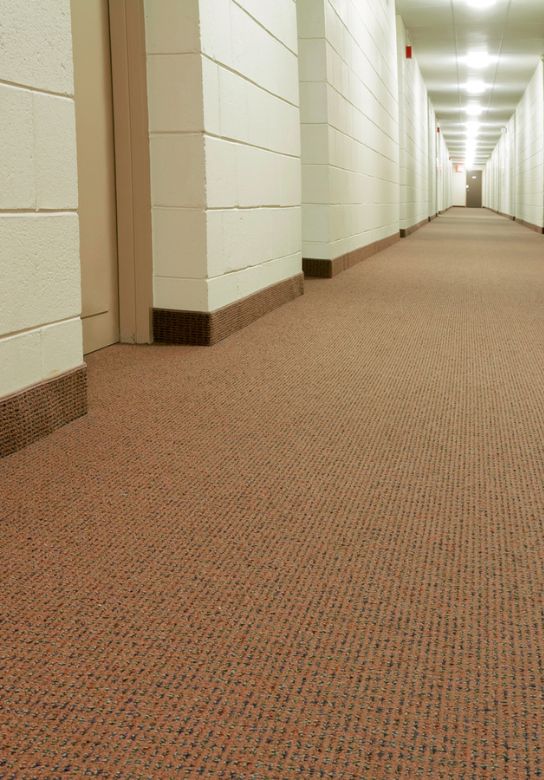 modern carpeted flooring in a building