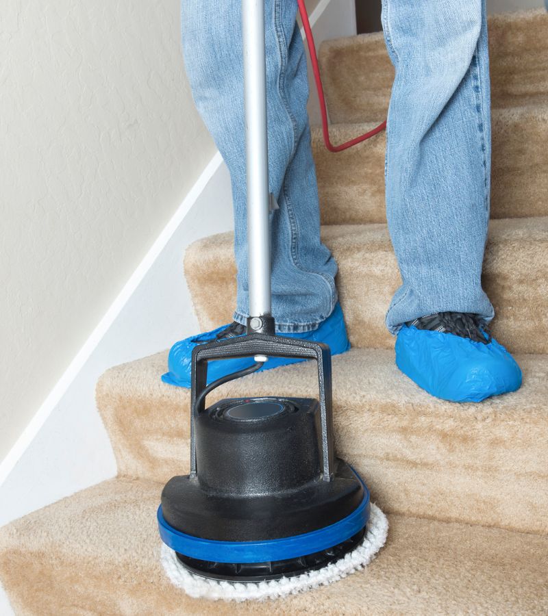cleaning of carpeted stairs in mid-cities